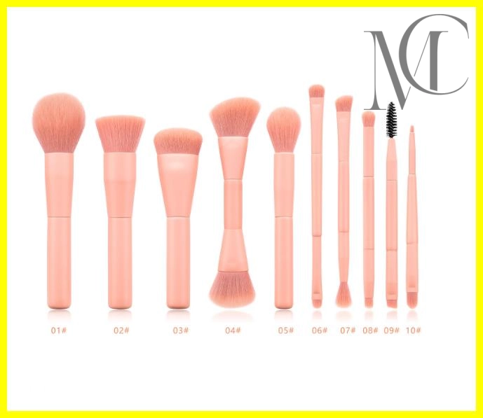 pink makeup brush sets