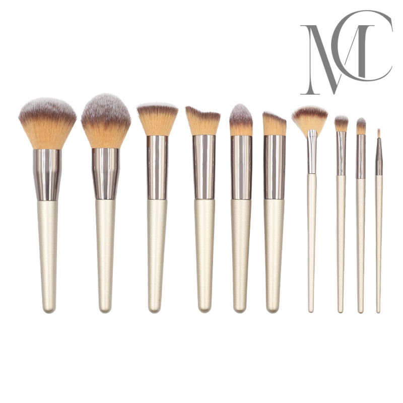 Champagne makeup brush sets Champagne makeup brush sets