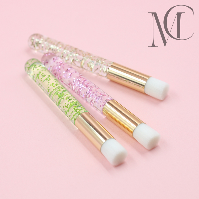 custom Multi-color small flat brush custom Multi-color small flat brush