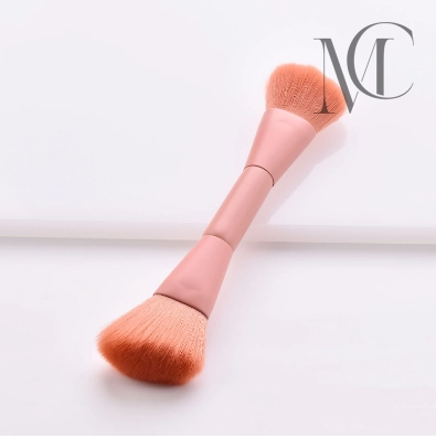 Light pink makeup brush