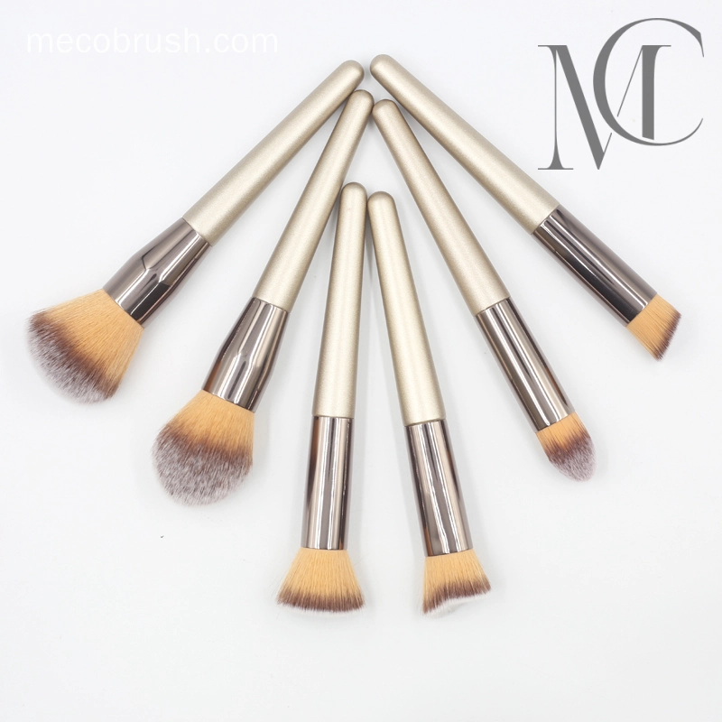 odm Champagne makeup brush set