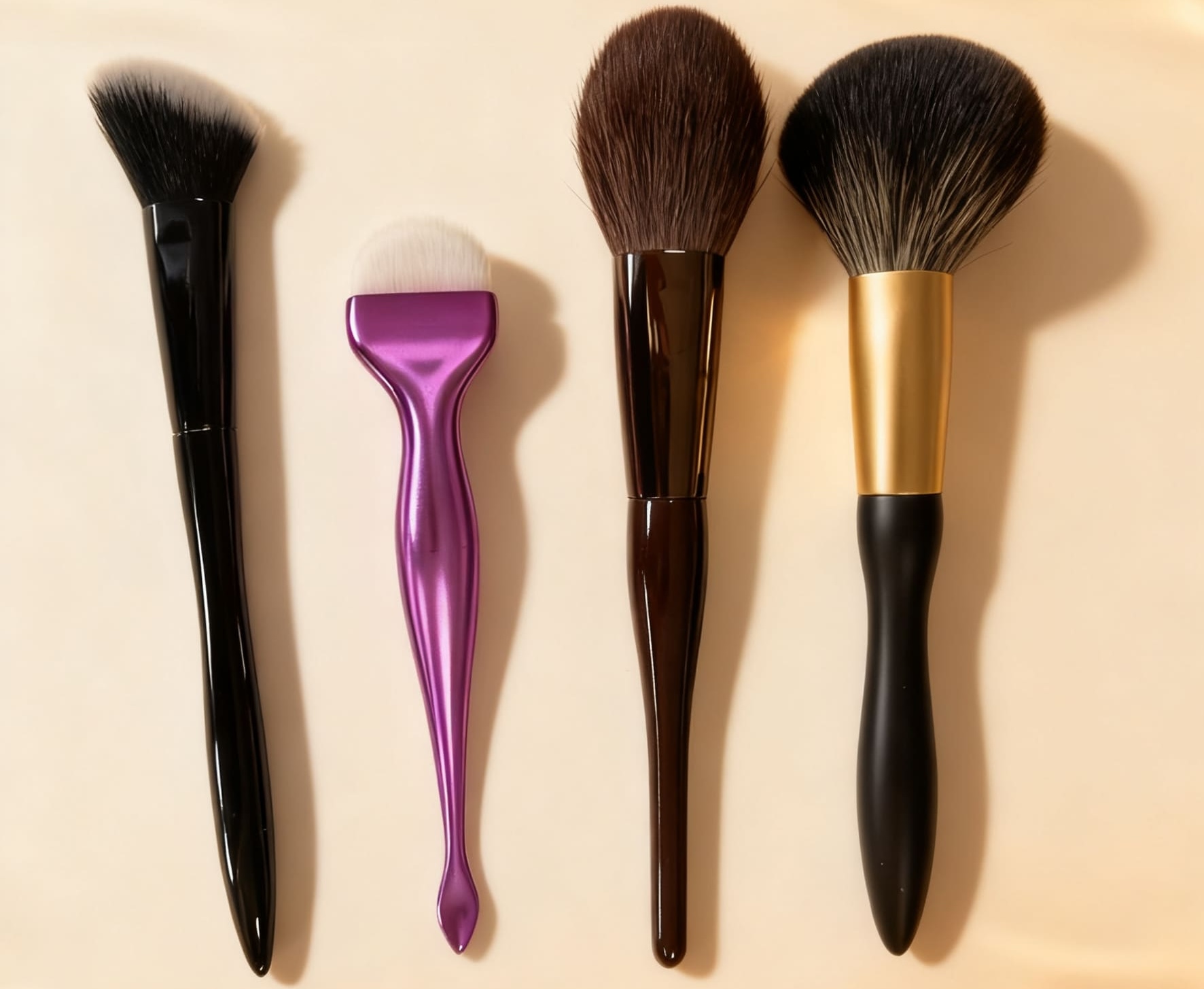 Ergonomic Makeup Brush Handle