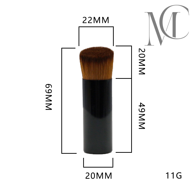 Portable liquid foundation brush size Portable liquid foundation brush size