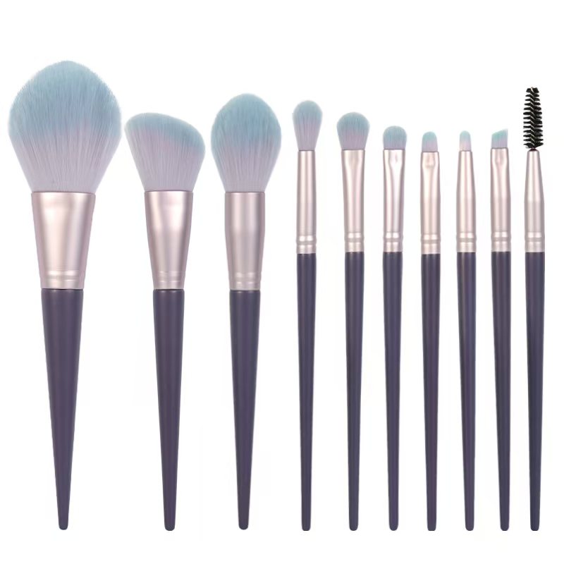 Antibacterial makeup brush set