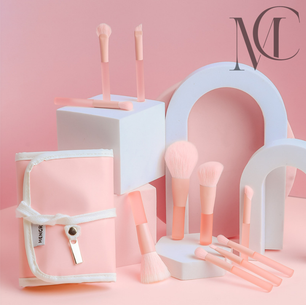 Jelly Pink Makeup Brush Set bJelly Pink  Makeup Brush Set