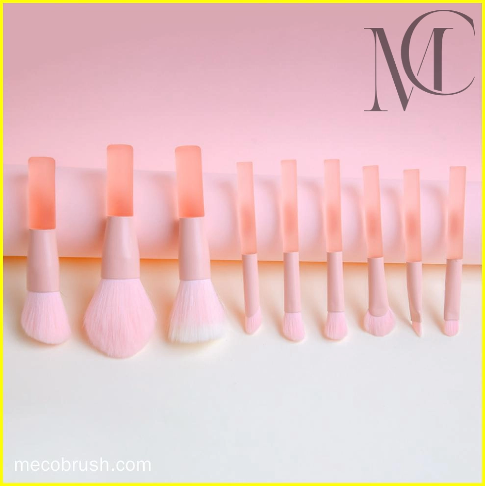 Juego de pinceles de maquillaje acrílicos Jelly