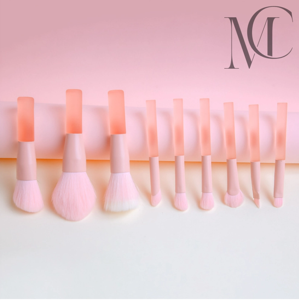 Jelly Acrylic Makeup Brush Set