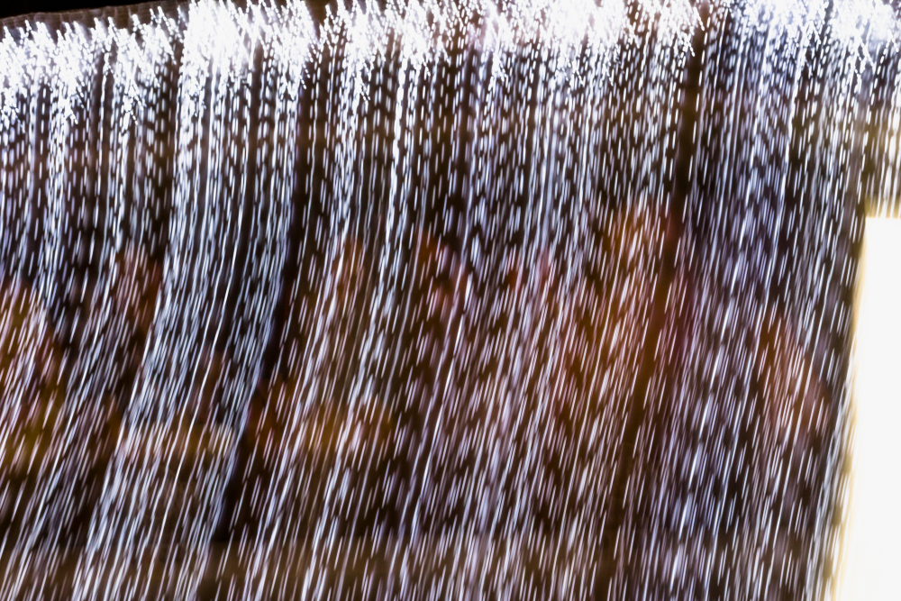 Synthetic fiber brush